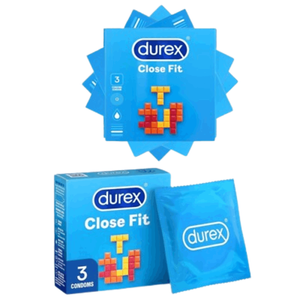 Durex Close Fit Condom - 3Pcs Pack (UK)